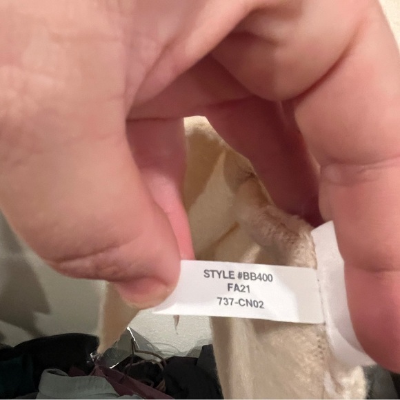 J Crew size medium oversized cream sweater wool alpaca blend v neck - Picture 4 of 7